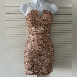 Mini sequin dress